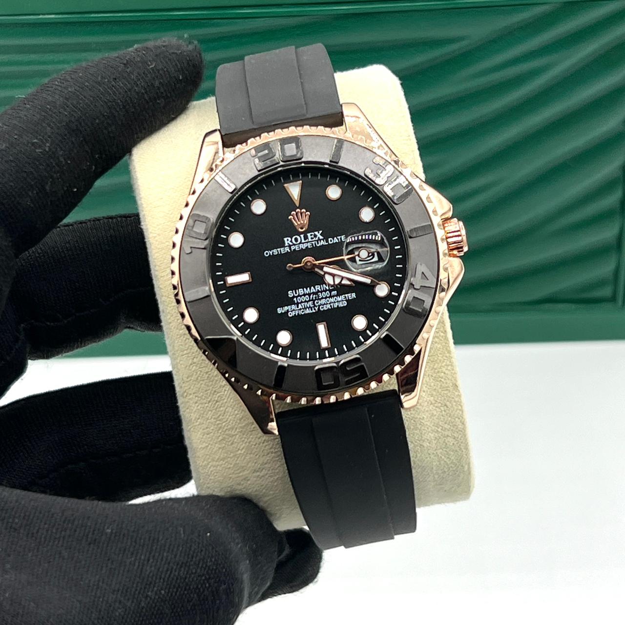 Rolex Yacht-Maste A-Class Replica Watch - Rose Gold