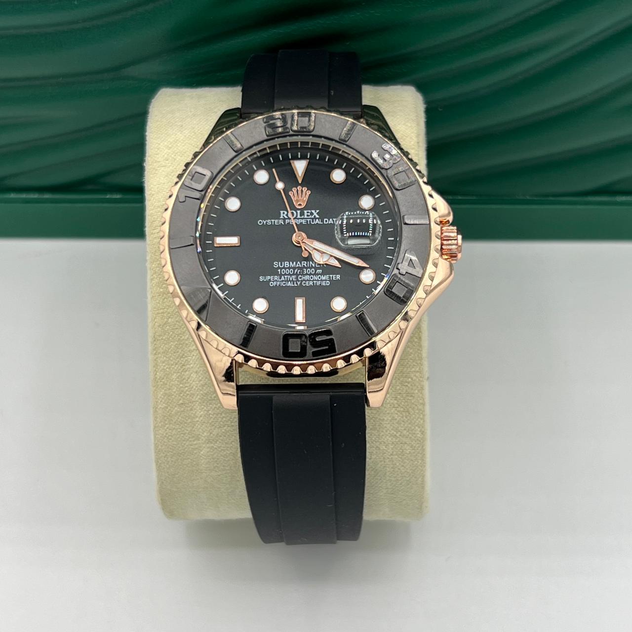 Rolex Yacht-Maste A-Class Replica Watch - Rose Gold