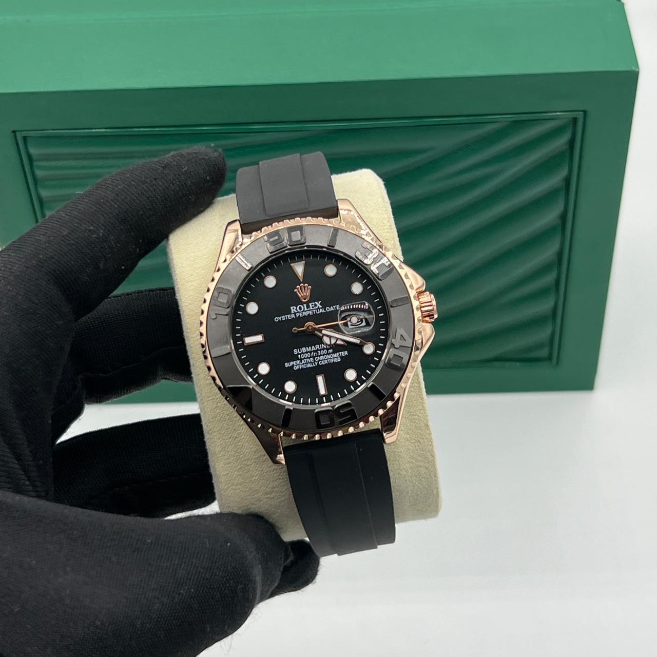 Rolex Yacht-Maste A-Class Replica Watch - Rose Gold