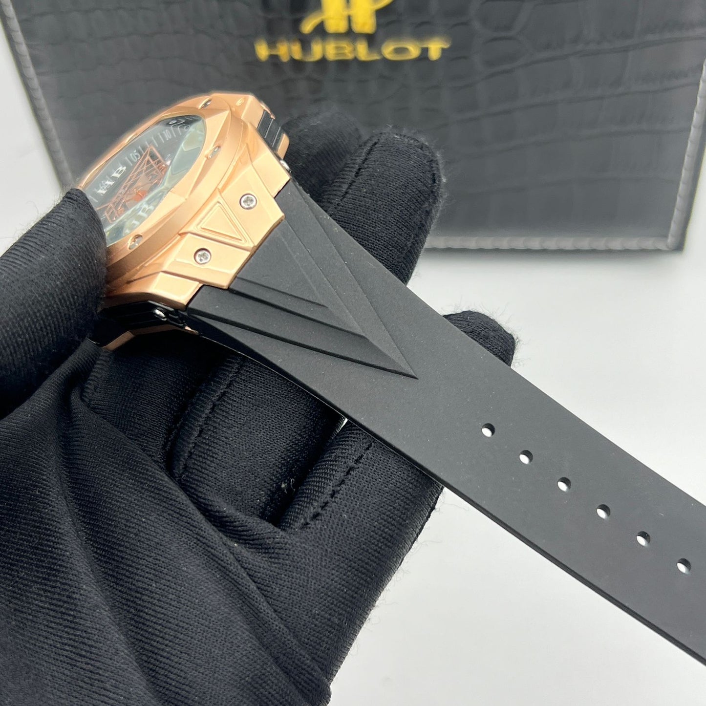 Hublot Big Bang Unico Full Magic Gold Watch